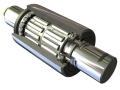 Counter-pressure rolls for flattening machine